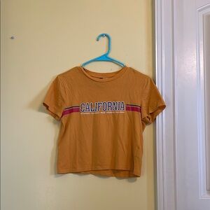 California Graphic Tee - Mustard